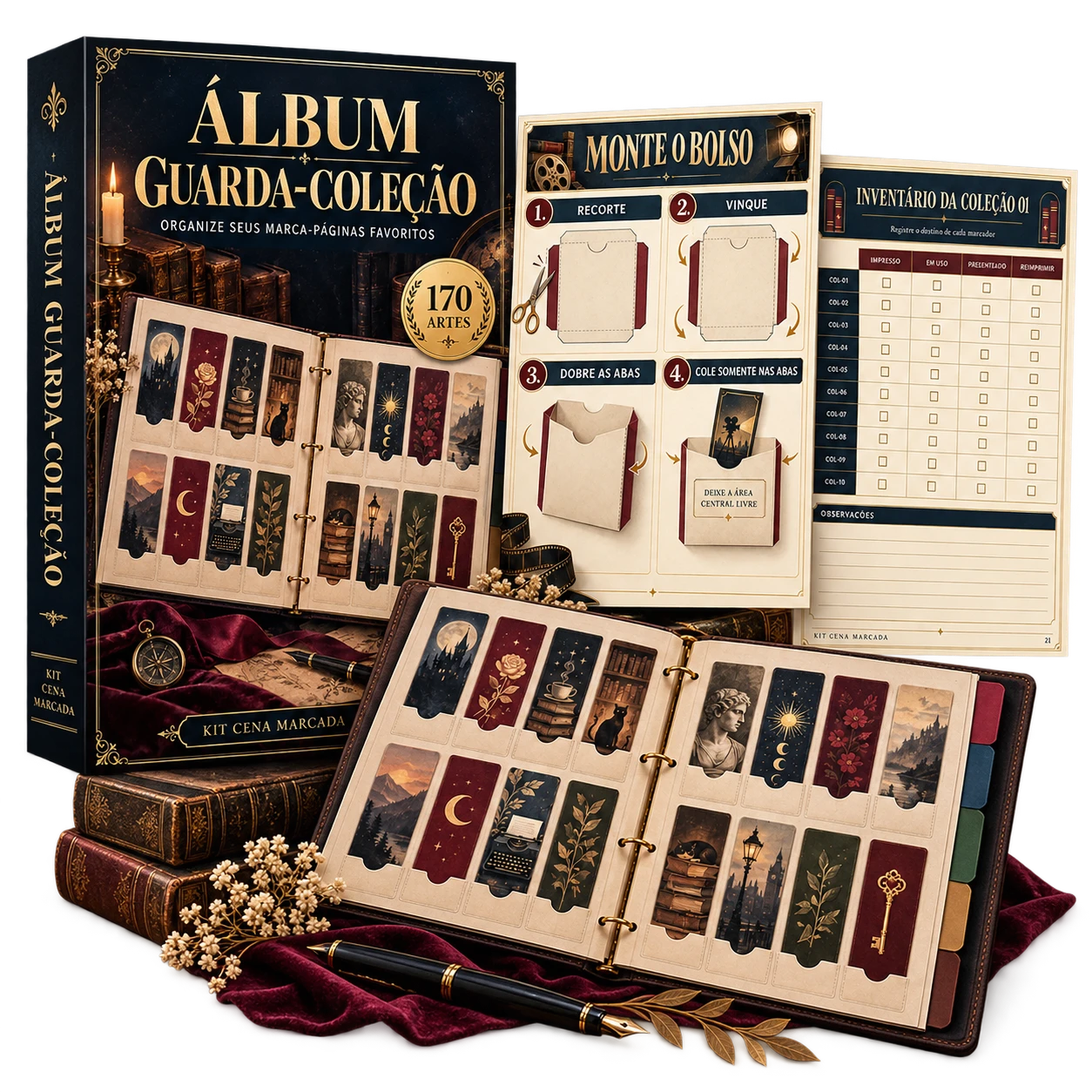 Capa A4 do bônus Álbum Guarda-Coleção