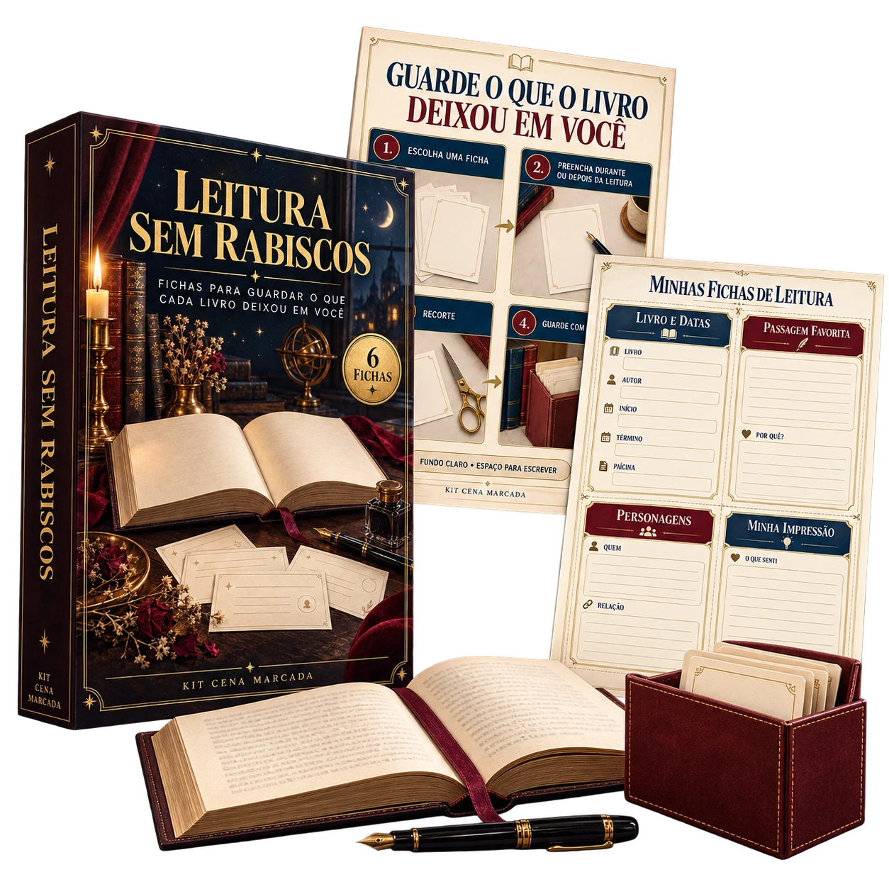 Capa A4 do bônus Leitura sem Rabiscos