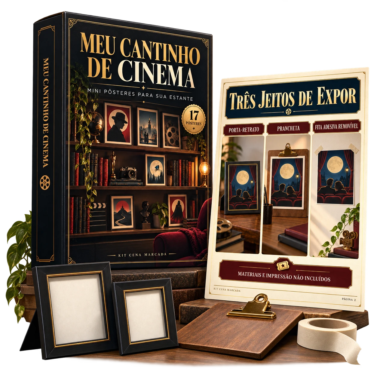 Capa A4 do bônus Meu Cantinho de Cinema